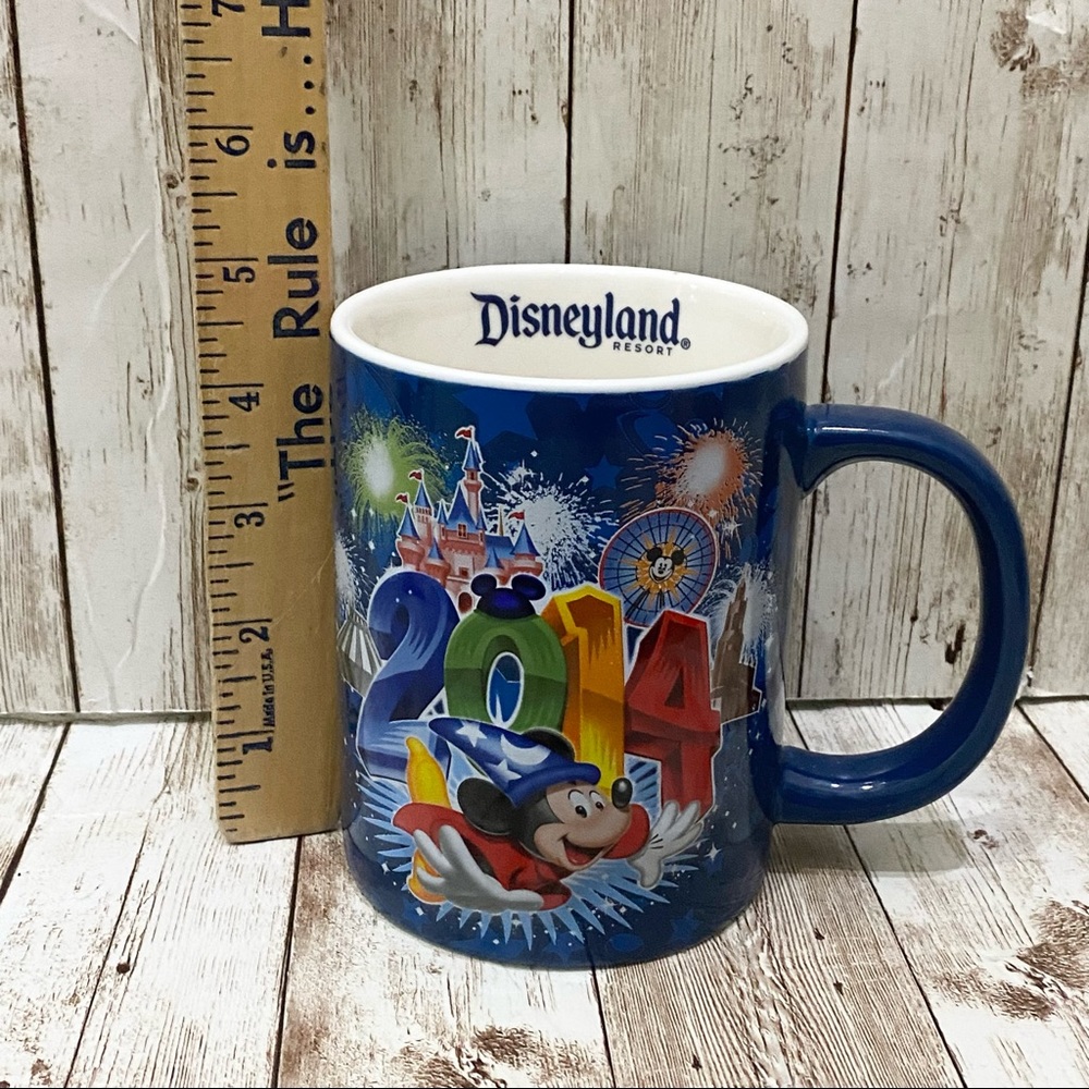 2014 Walt Disney Disney Parks Disneyland 3D Fantasia Mickey Mouse Large Mug - Picture 7 of 12